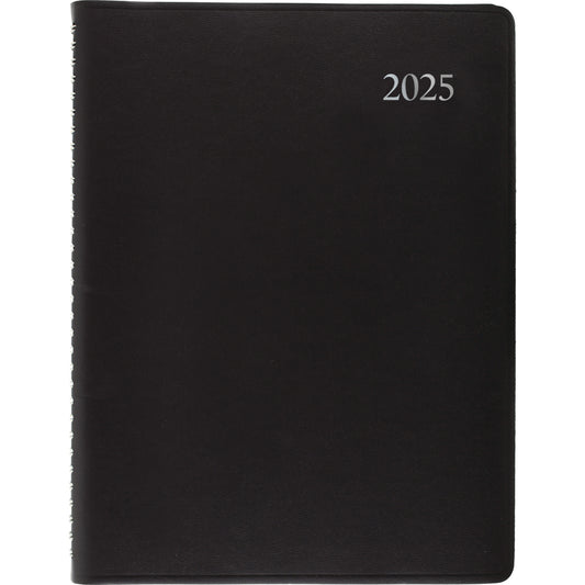 Staples 2025 Weekly/Monthly Planner - 11" H x 8" W - Black - Bilingual