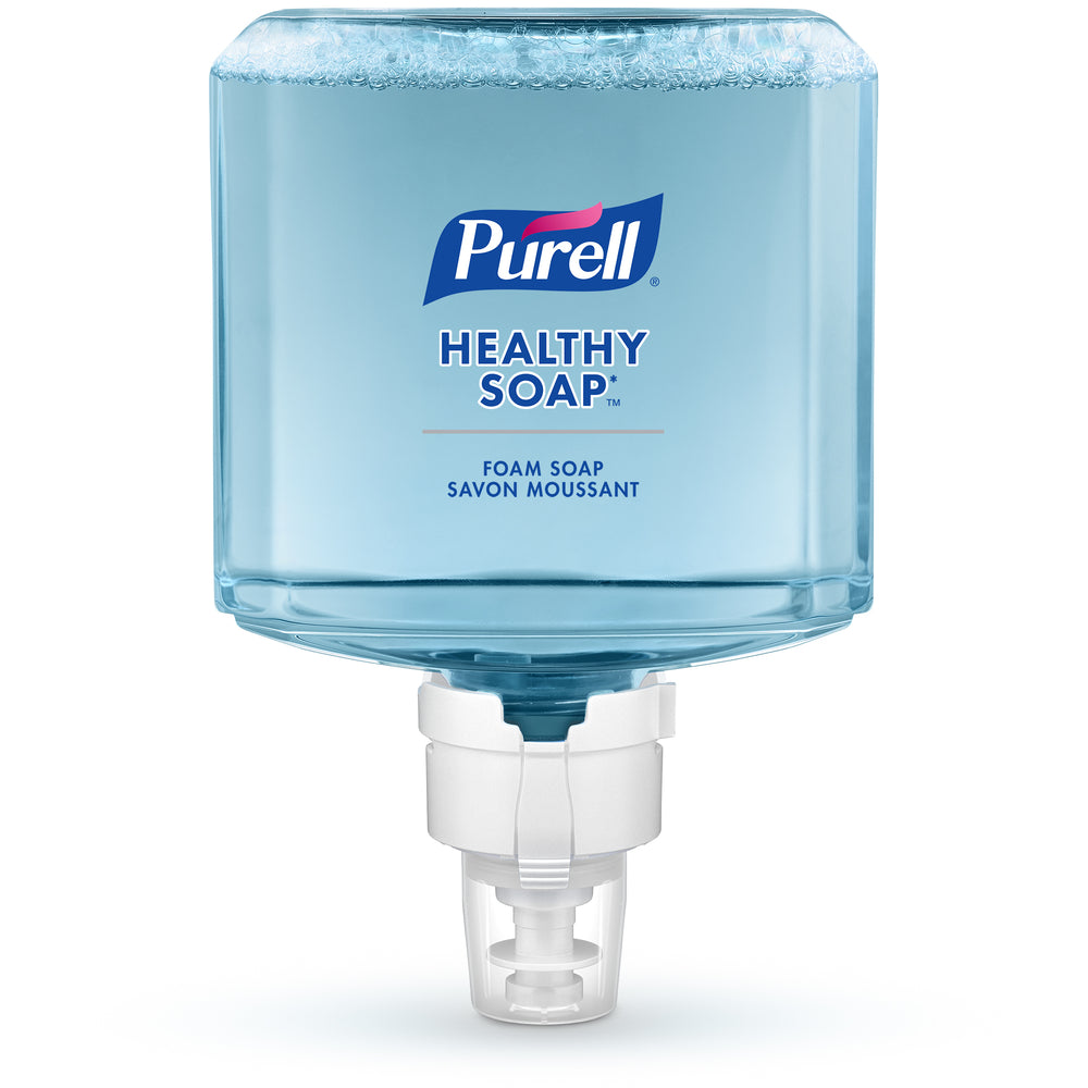 Recharge de savon mousse douce Purell HEALTHY SOAP pour distributeurs de savon sans contact ES8 - 1 200 ml - Lot de 2