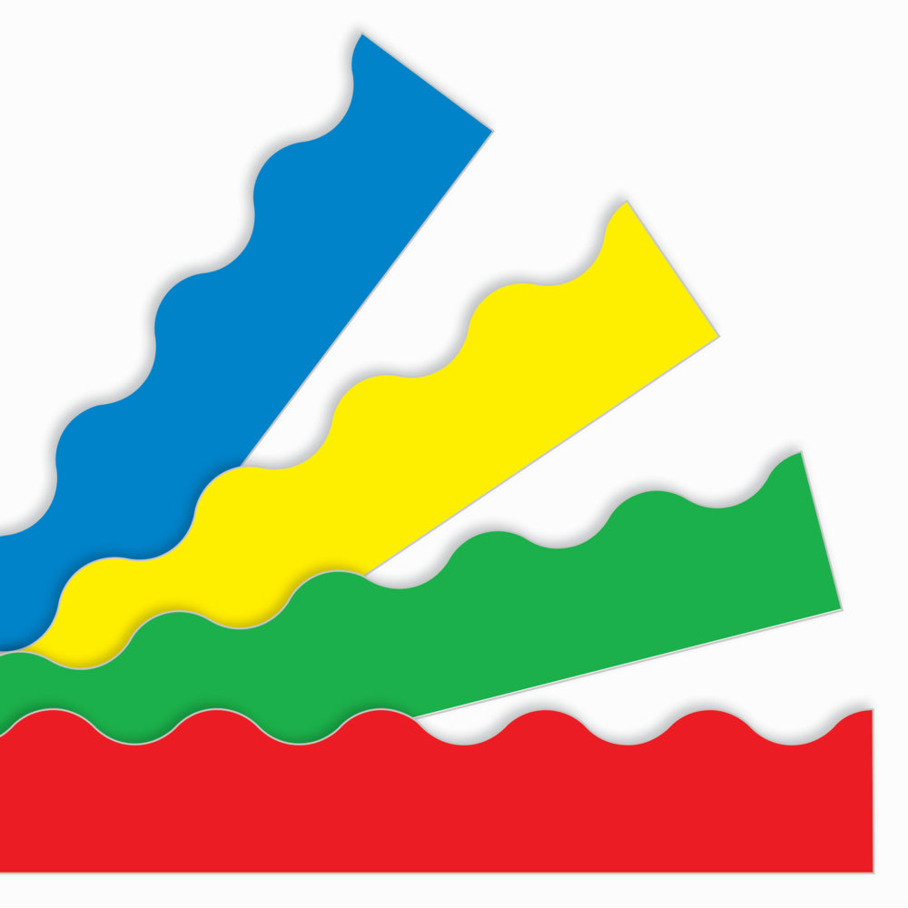 TREND enterprises Terrific Trimmers - 2.25" x 39" - Bright Colours - 48 pack