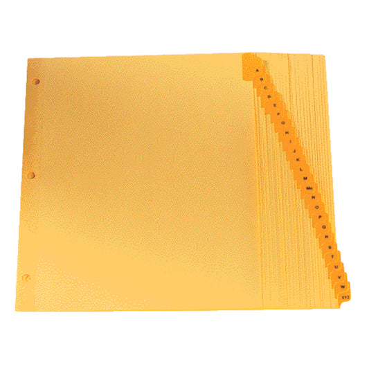 Oxford Premium Preprinted Tab Dividers  - Letter Size - Buff