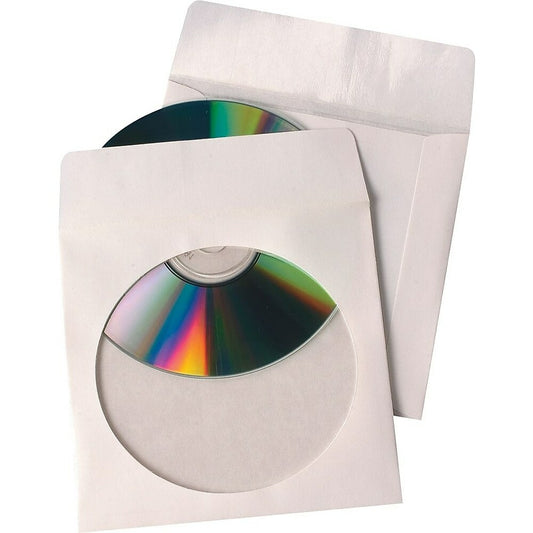 Pochettes en papier anti-déchirure Quality Park Window Tech-no-Tear - 4-7/8" x 5" - Blanc - 100 par boîte