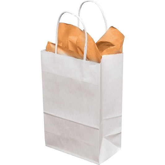 White Shoppers - Cub - 8" x 4-1/2" x 10-1/2" - 250 Pack