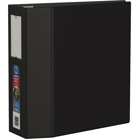 Classeur robuste Avery, anneaux en D verrouillables One Touch, 4 po, noir (79994)