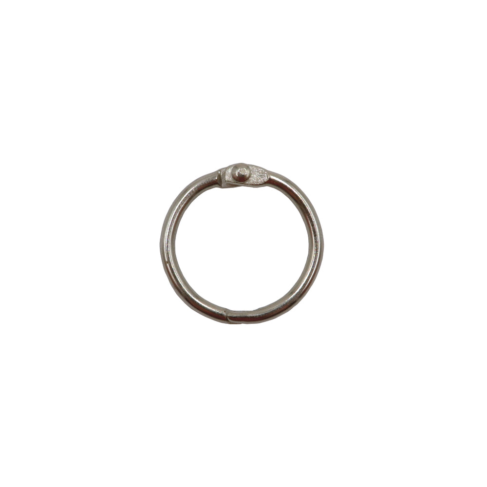 Westcott Loose Leaf Rings - 3/4" - Silver - 100 Pack