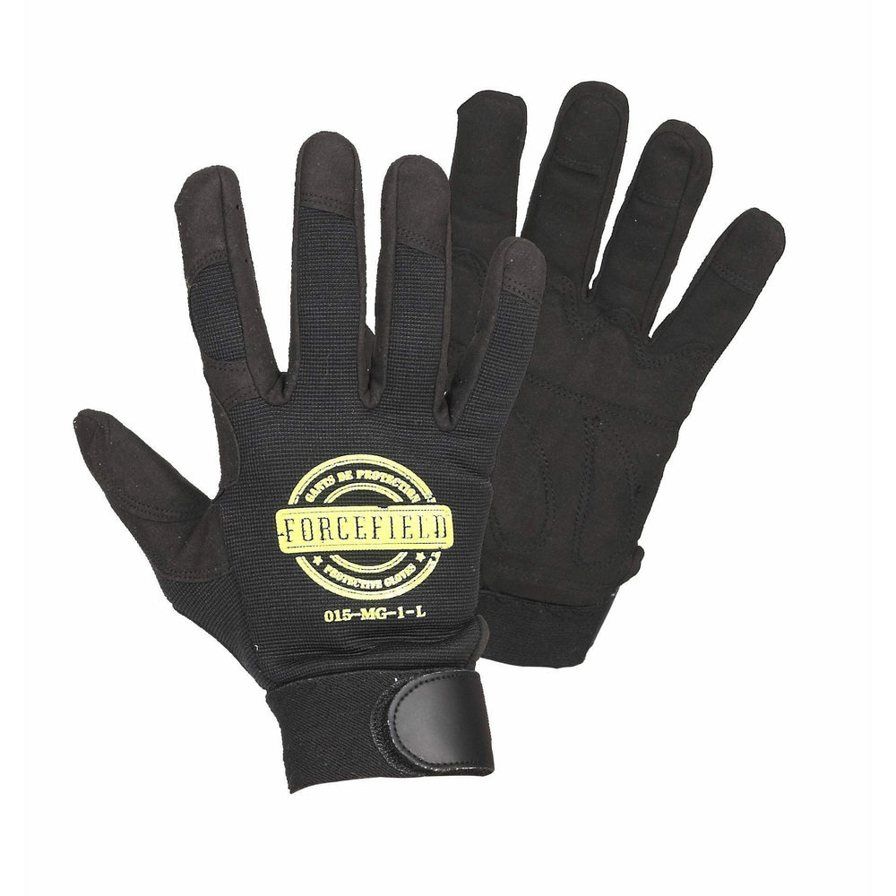 Gants de mécanicien Forcefield avec paume rembourrée - 2XL - Noir