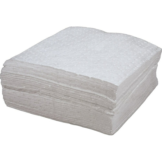 Tampons absorbants Zenith Safety - Huile uniquement - Épais - 38,1 cm (L) x 43,2 cm (l) - Paquet de 100