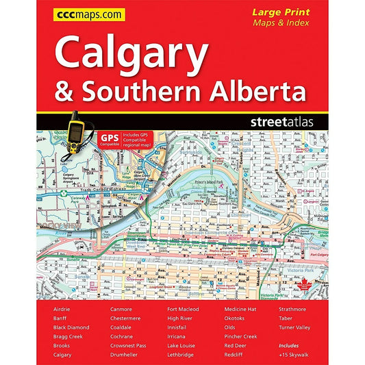 Atlas des rues de Calgary MapArt