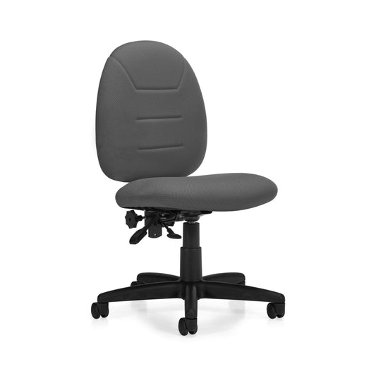 Global ErgoComfort Armless Low Back Posture Task Chair - Grey