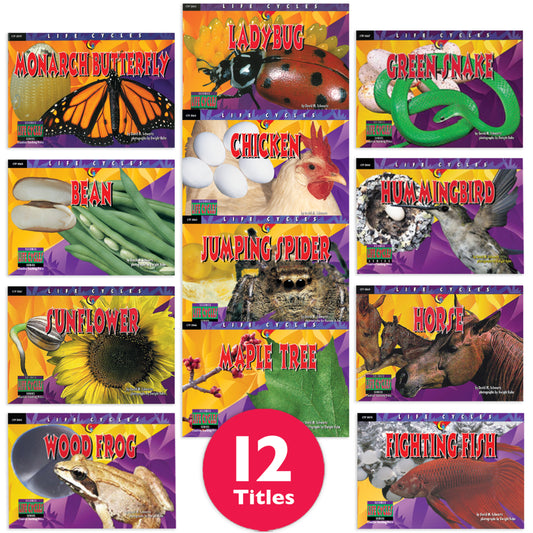 Creative Teaching Press Life Cycles Variety Pack - 12 Books