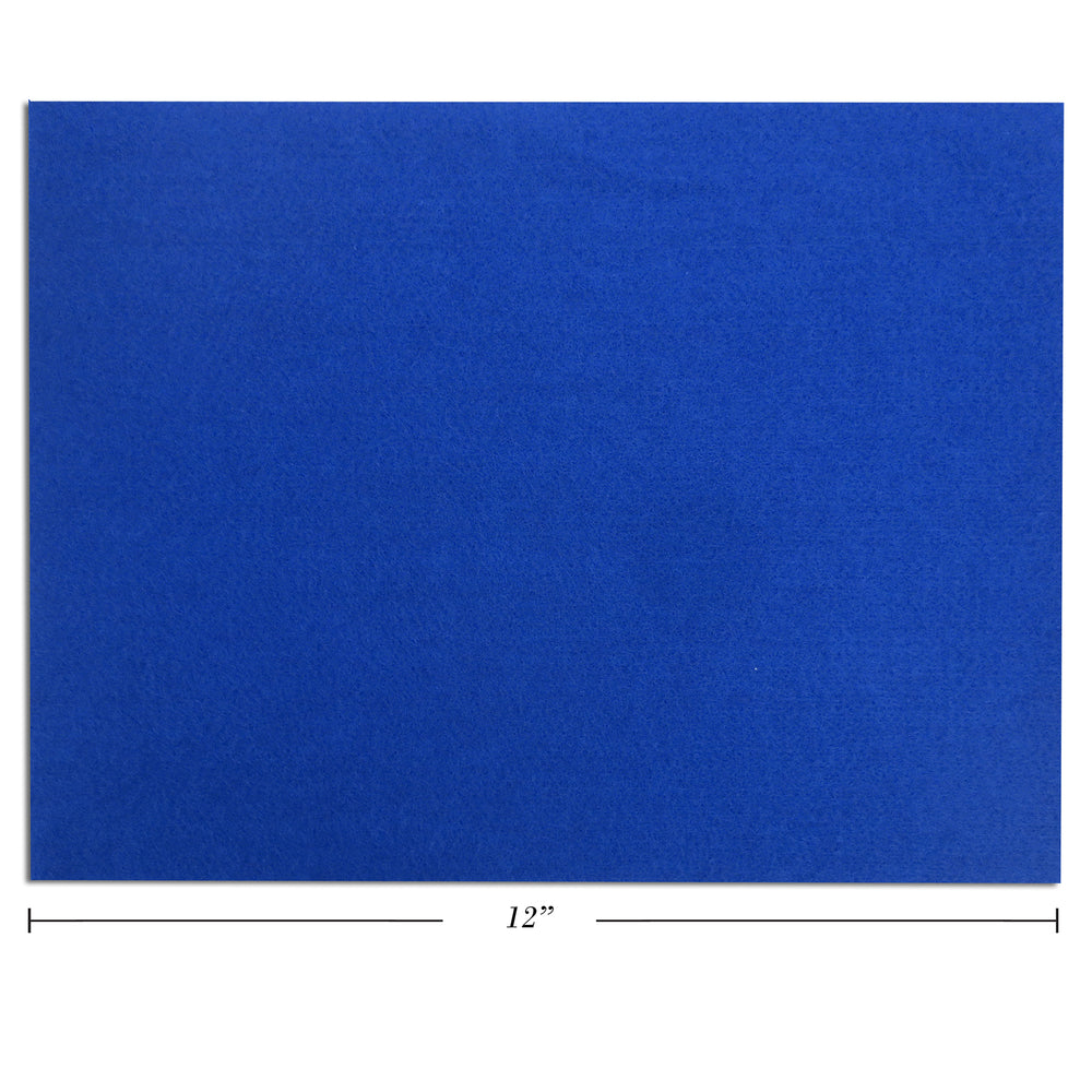 Feutres Selectum - 23 cm x 30 cm - Bleu foncé - Paquet de 10