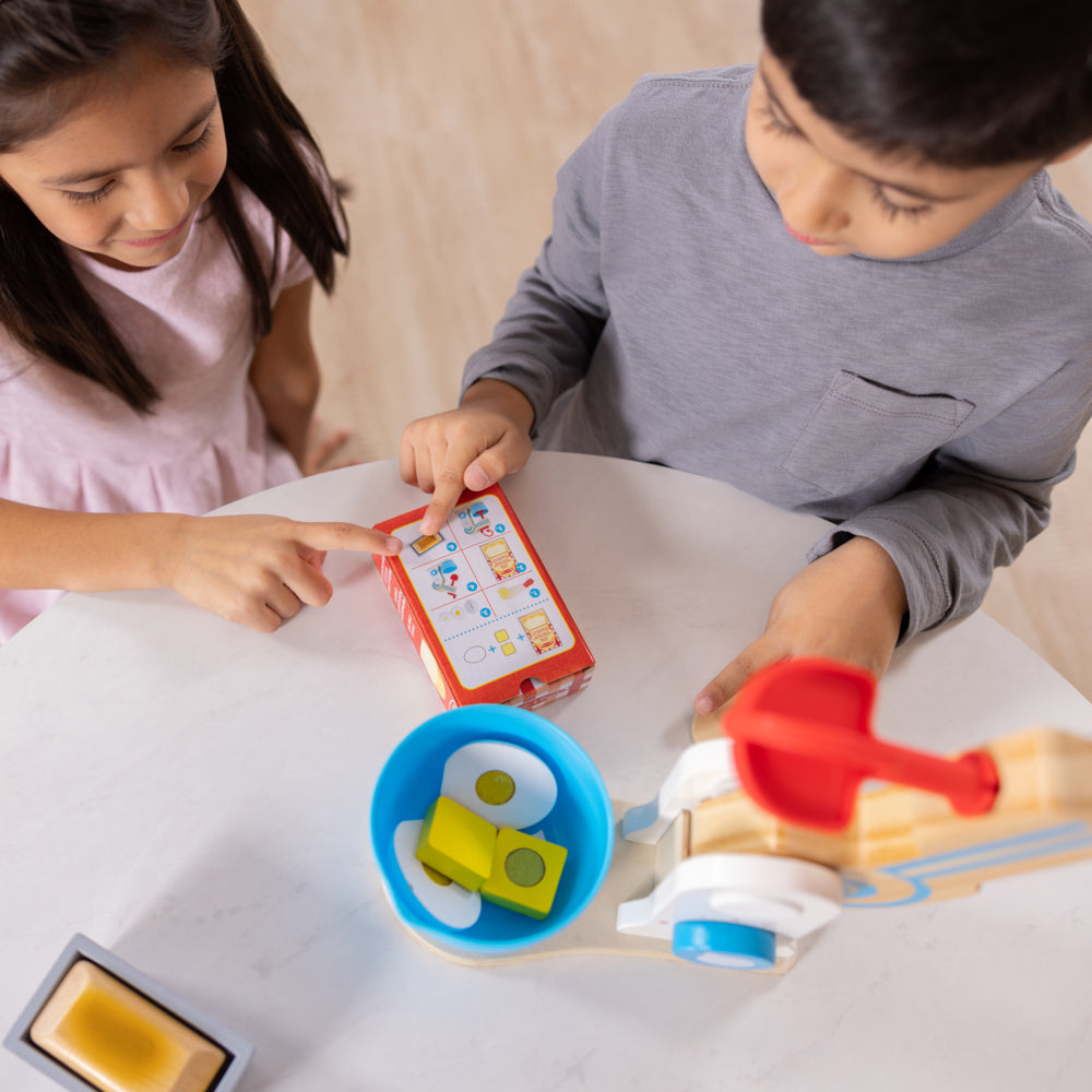 Melissa & Doug Wooden Make-a-Cake Mixer Set