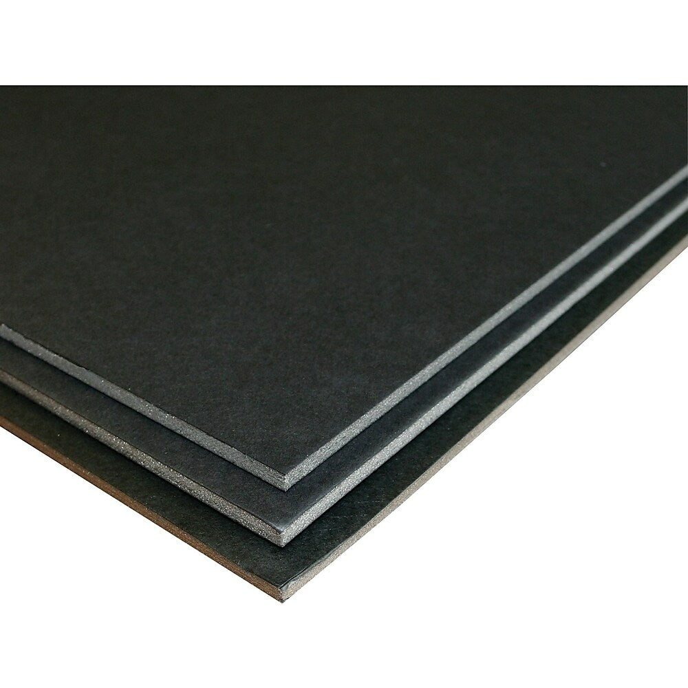 Staples Foam Board - 20" x 30" - Black - 3 Pack