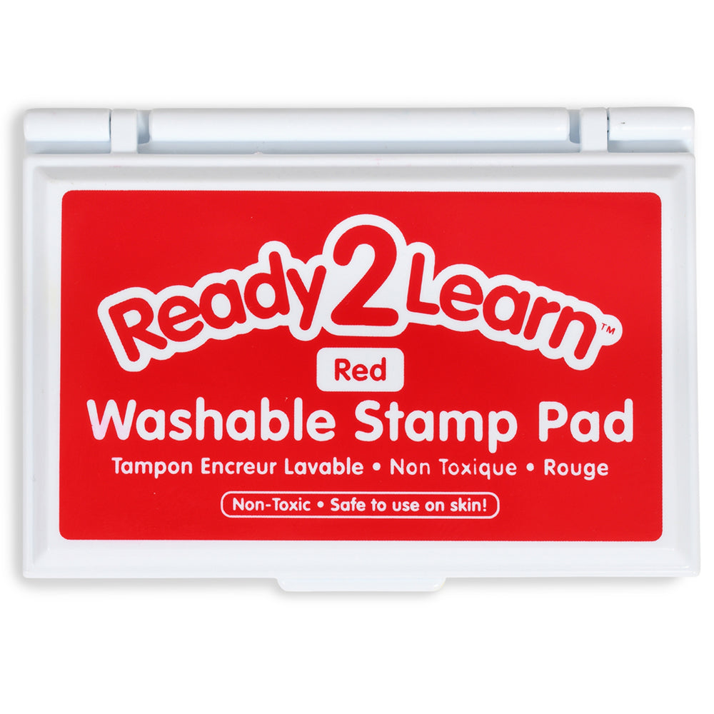 Tampon encreur lavable Ready 2 Learn - 3,4" L x 2" l - Rouge