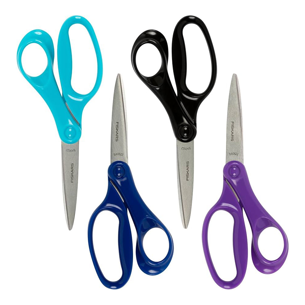 Fiskars 7" Students Scissors - Assorted Colours