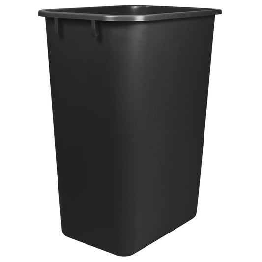 Staples - Poubelle de 38,5 L - Noir