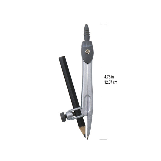 Westcott Metal Compass With Pencil - 13" Diameter
