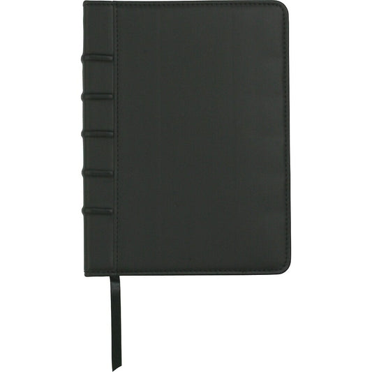 Mead Deluxe Journal, 9-1/2" x 7-3/8", Black Leather-Like, 400 Pages