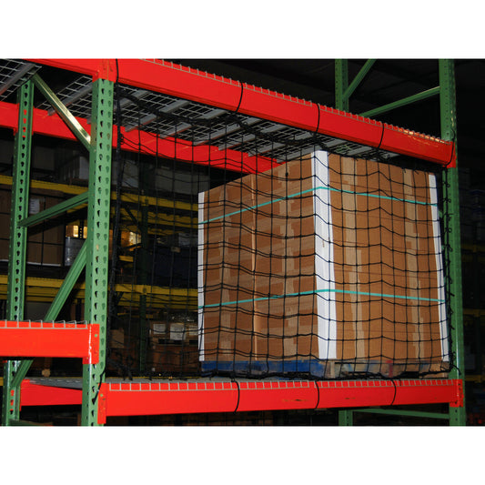 Vestil Nylon Pallet Rack Netting - 123"L X 48"H