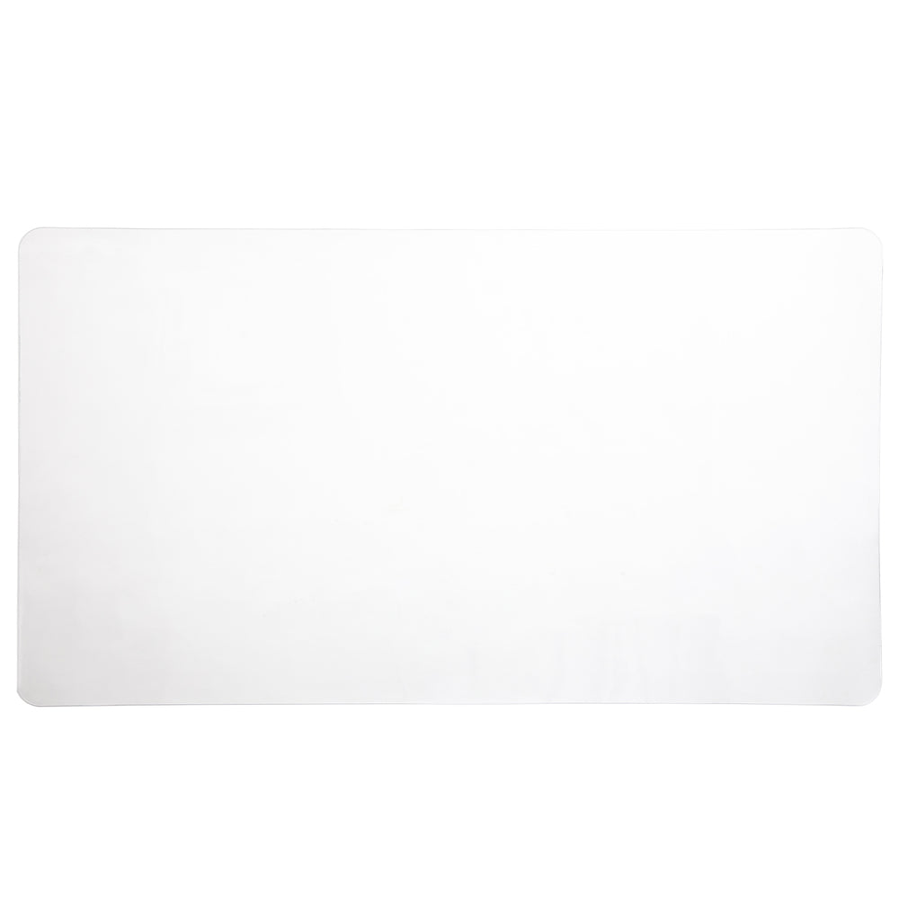 Desktex Crystal Clear PVC Desk Pad - 19" W x 24" L