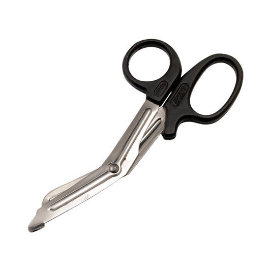 Wasip Black Handle Universal Scissors - Paramedic Style - 5.5"
