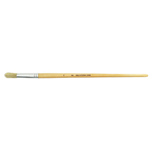 DBLG Imports Eterna #582 Long Handle Round Poster Brush - Size 10 - 12 Pack