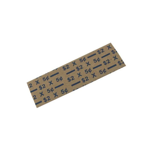 Emballage tubulaire plat Northern Specialty pour pièces de monnaie - Nickel - Paquet de 1 000
