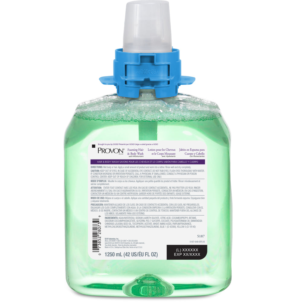Provon Foaming Hair & Body Wash with Moisturizers Refill - 1250 mL - 4 Pack