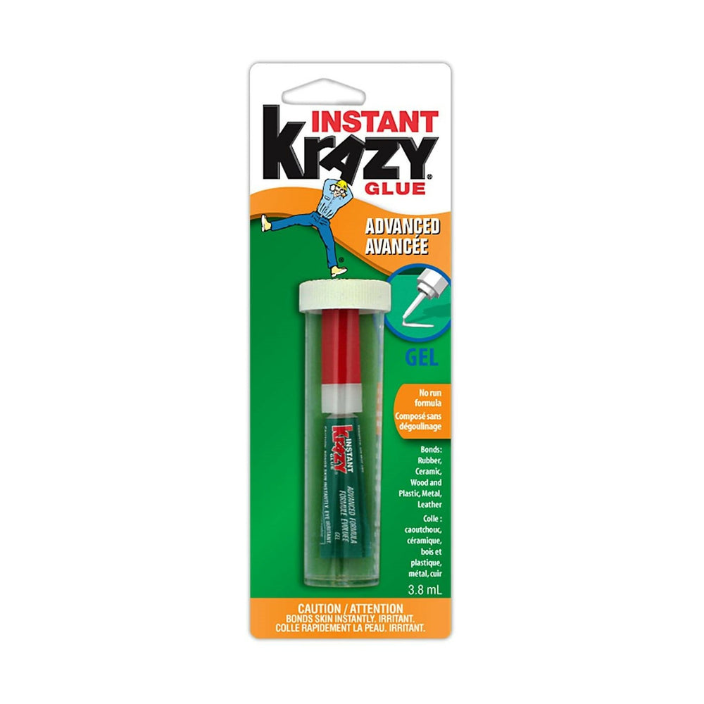 Elmer's Krazy Glue Advanced Formula No Run Gel - 3.8ml Tube (6155010466)