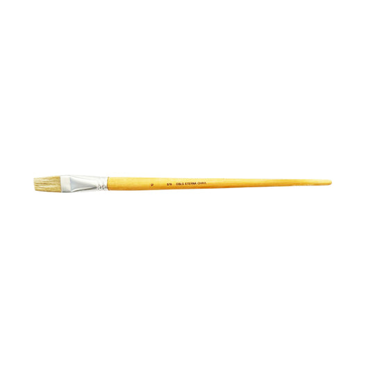 DBLG Imports Eterna 579 Long Handle Flat Poster Brush - Size 12 - 12 Pack