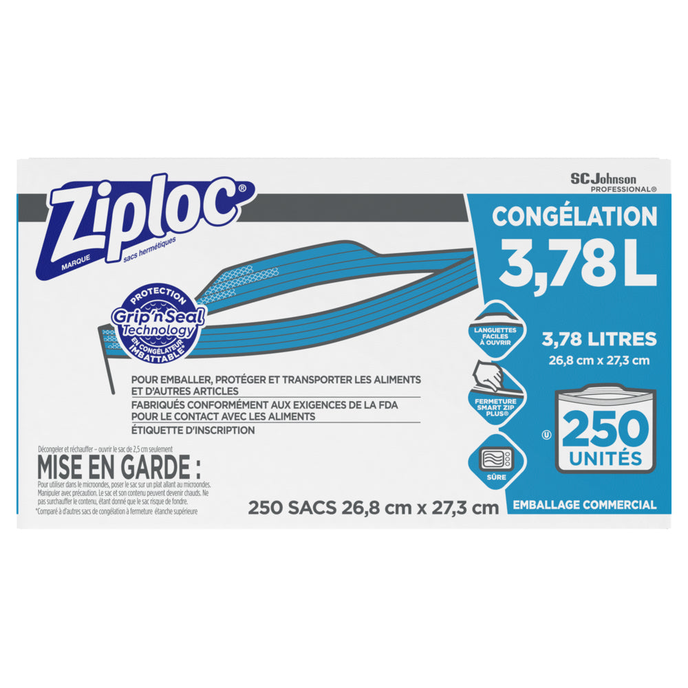 Ziploc Freezer Bags - Gallon - 250 Pack