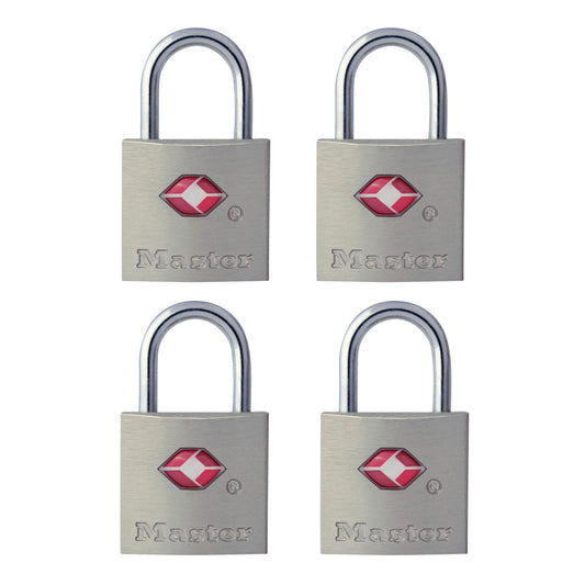 Cadenas à bagages Master Lock SA - Lot de 4