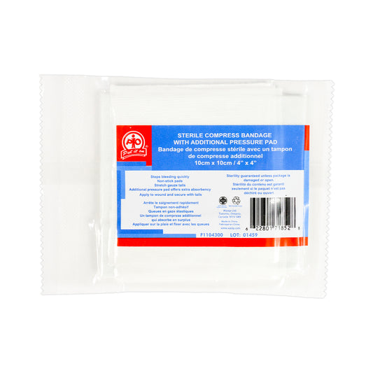 Wasip Field Dressing - Triple Pad - 10 x 10cm