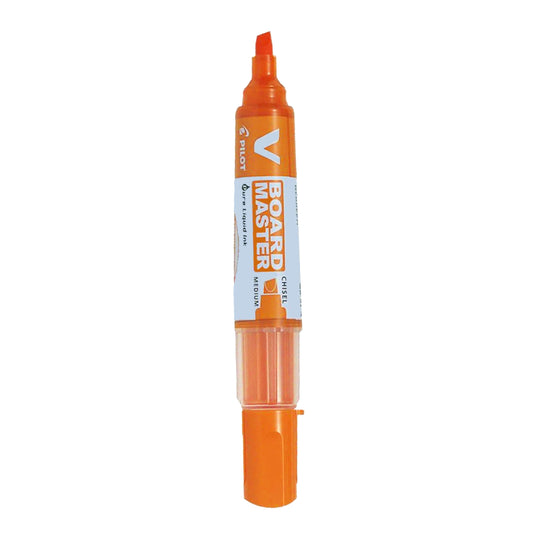 Pilot BeGreen V Board Master Whiteboard Marker - Medium Chisel Tip - Orange