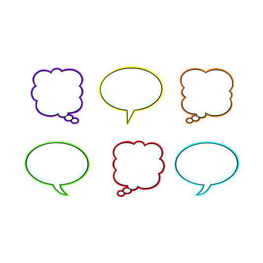 TREND Enterprises Speech Balloons Classic Accents Variety Pieces - 5.5" tall - 36 Pieces