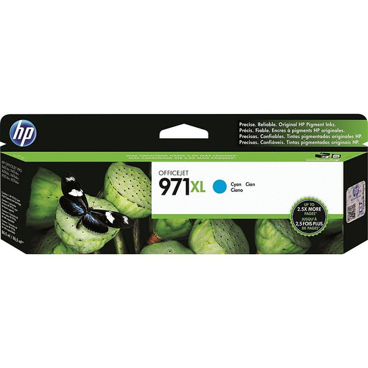 HP 971XL Cyan High Yield Original Ink Cartridge (CN626AM)