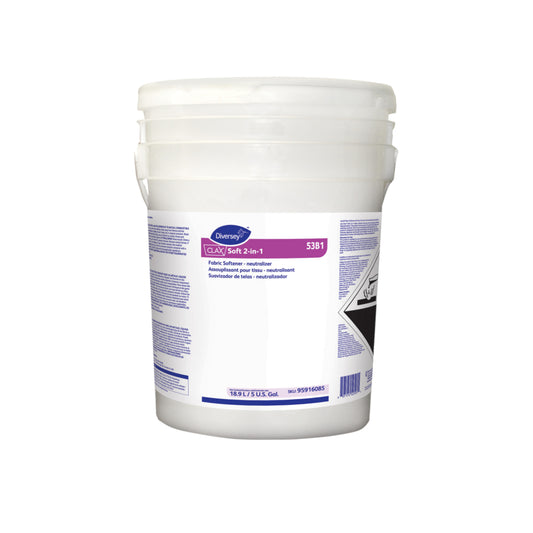Adoucissant 2 en 1 Diversey Clax Soft - 18,9 L