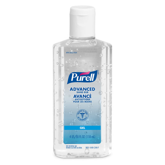 Désinfectant pour les mains Purell avec couvercle rabattable - 118 ml