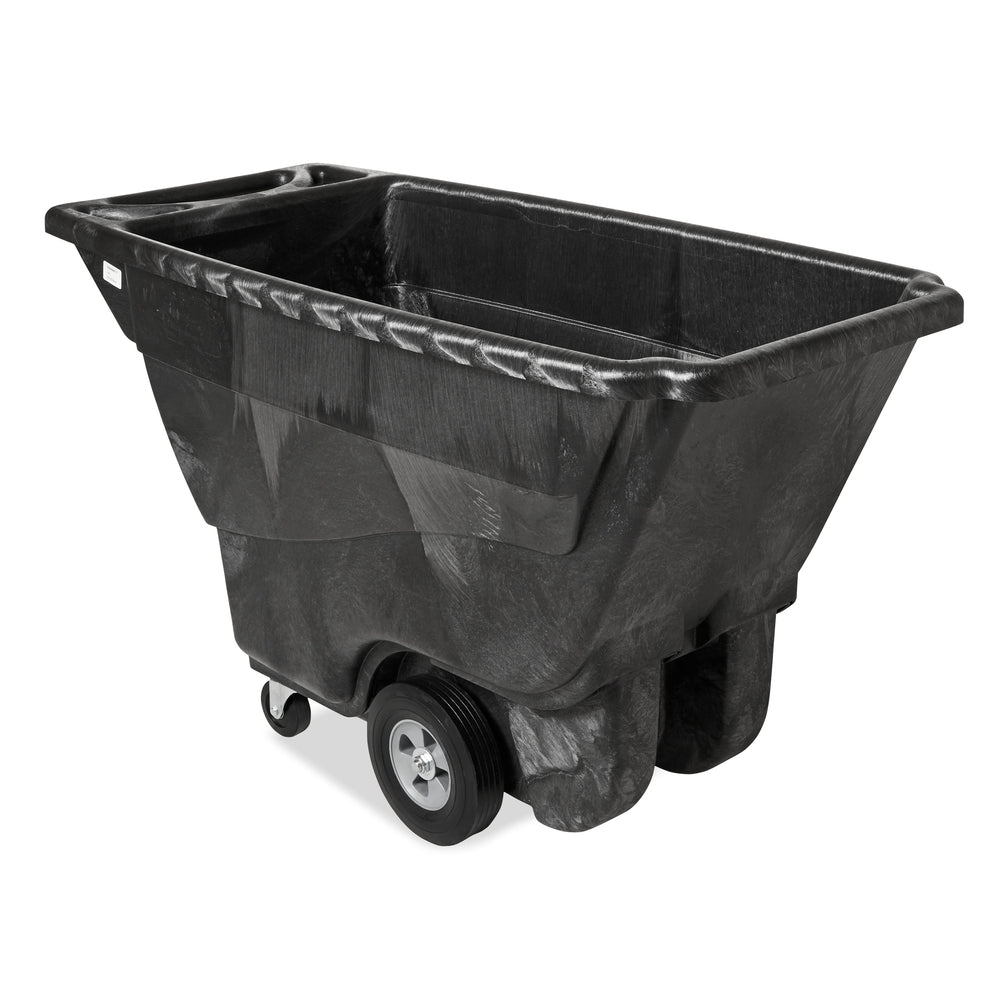 Rubbermaid Structural Foam Tilt Truck - 1/2 Cu.Yd - Black