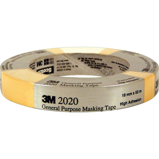 Ruban de masquage polyvalent Scotch, 18 mm x 55 m