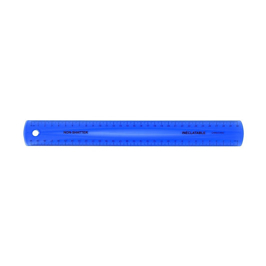Règle en plastique incassable Staples de 30 cm
