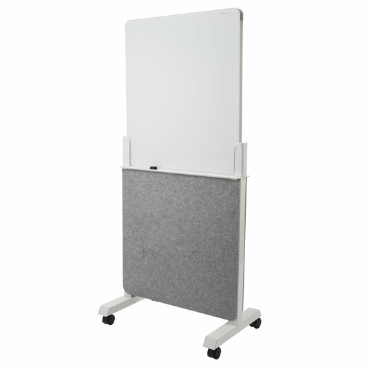 Quartet Agile Easel - 27.5" x 60.5" - White/Grey (Q293066W)