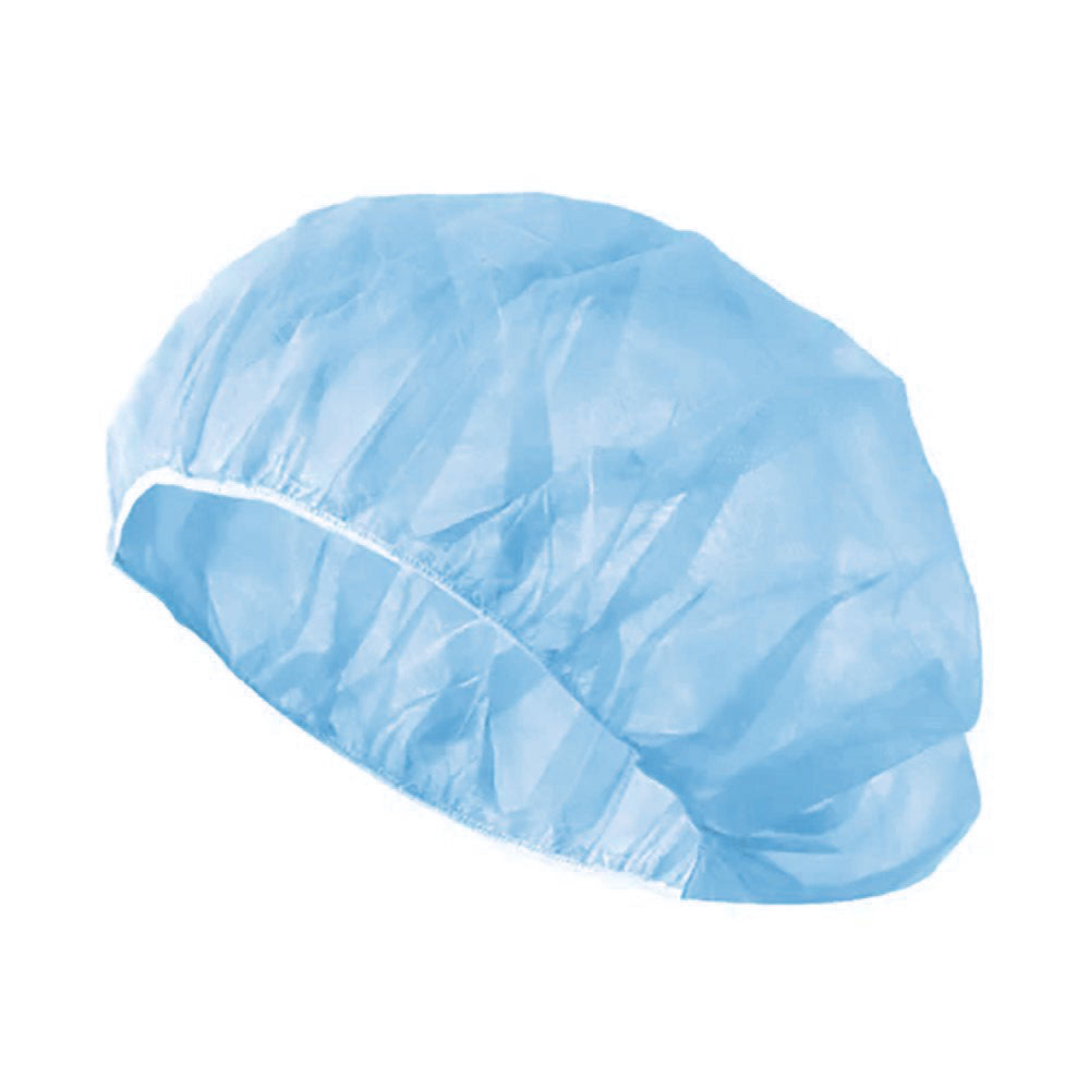 Bonnet bouffant bleu Forcefield 24 pouces - Paquet de 100