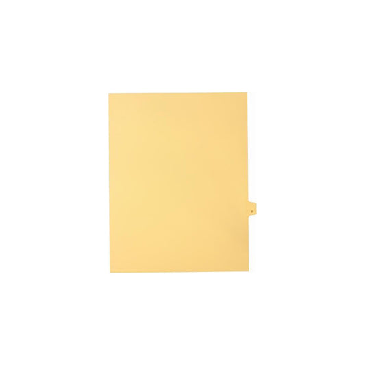 Sterling Alpha Singles Tabs, Letter R, Buff, Letter Size, 1/26th Cut, 25/pk