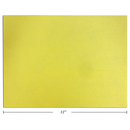Selectum Felt Sheets - 9"W x 12"L - Yellow - 10 Pack
