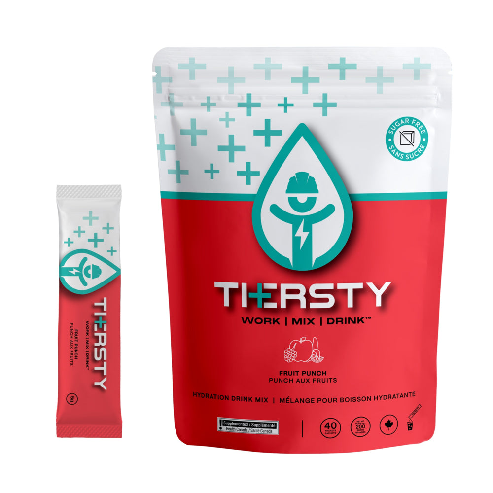 Thersty Hydration Drink Mix Pouch - Fruit Punch