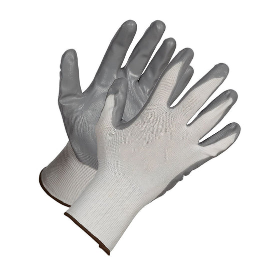 Forcefield Econo Knit Work Gloves with PU Palm-Coating - Grey - XS