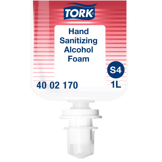 Désinfectant pour les mains à base de mousse alcoolisée Tork (paquet de 6)