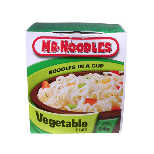Mr. Noodles in a Cup - Vegetable - 64g - 12 Pack
