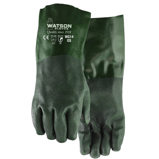 Gants Watson Dura Dip en PVC Sure-Grip - Vert