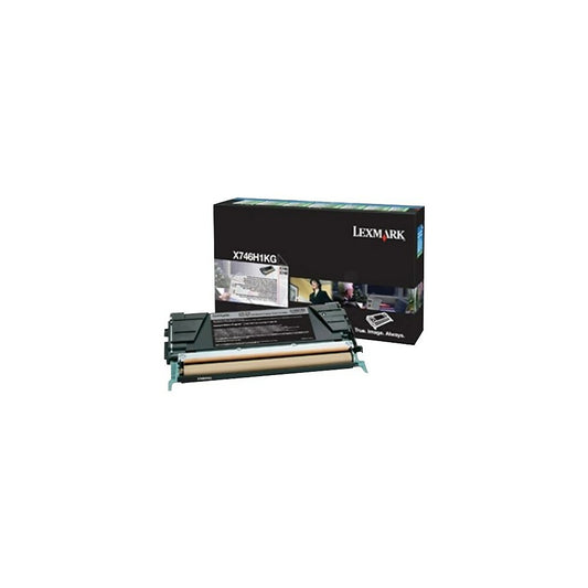 Cartouche de toner noir à retourner Lexmark X746-X748 - Haute capacité (X746H1KG)